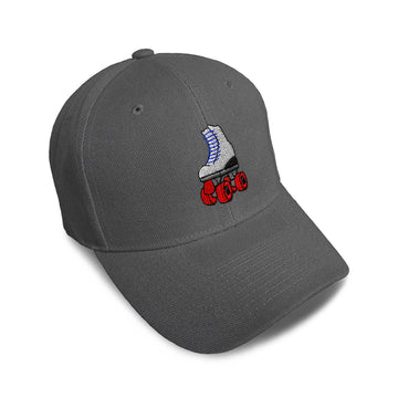 Kids Baseball Hat Roller Skate A Embroidery Toddler Cap Cotton