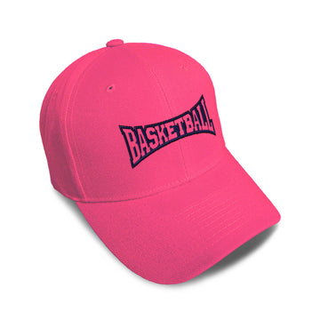 Kids Baseball Hat Basketball Letters Embroidery Toddler Cap Cotton