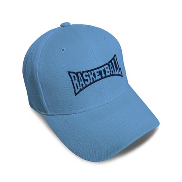 Kids Baseball Hat Basketball Letters Embroidery Toddler Cap Cotton