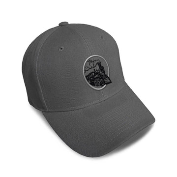 Kids Baseball Hat Train Embroidery Toddler Cap Cotton