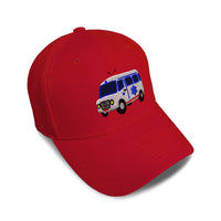 Kids Baseball Hat Paramedic Van Embroidery Toddler Cap Cotton - Cute Rascals