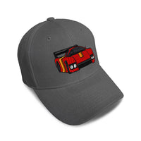 Kids Baseball Hat Red Sport Car Embroidery Toddler Cap Cotton - Cute Rascals