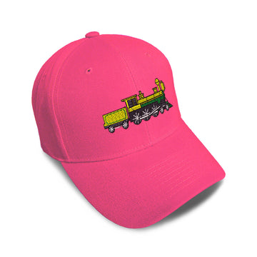Kids Baseball Hat Locomotive Embroidery Toddler Cap Cotton