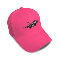 Kids Baseball Hat F-16 Fighting Falcon Embroidery Toddler Cap Cotton - Cute Rascals