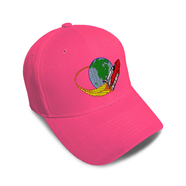 Kids Baseball Hat Space Shuttle B Embroidery Toddler Cap Cotton - Cute Rascals