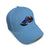 Kids Baseball Hat Royal Blue Snowmobile Embroidery Toddler Cap Cotton - Cute Rascals