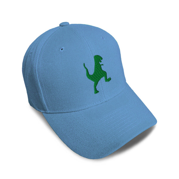 Kids Baseball Hat Dinosaur T-Rex Embroidery Toddler Cap Cotton - Cute Rascals