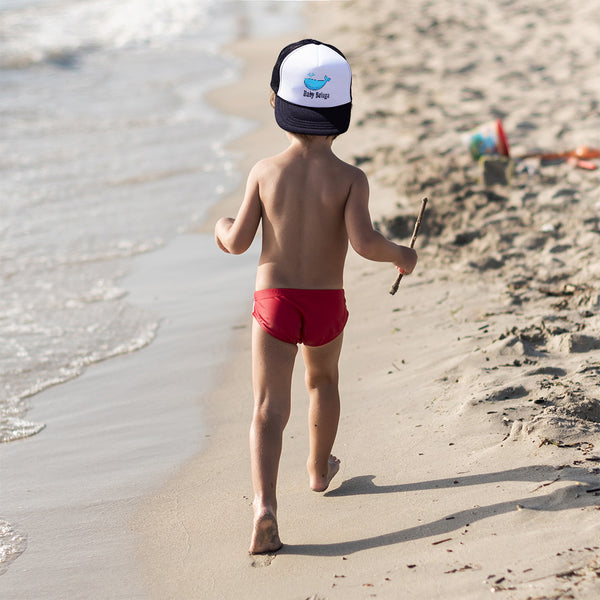 Kids Trucker Hats Baby Beluga Blue Whale Ocean Sea Life Boys Hats & Girls Hats - Cute Rascals