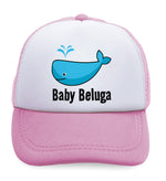 Kids Trucker Hats Baby Beluga Blue Whale Ocean Sea Life Boys Hats & Girls Hats - Cute Rascals