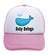 Kids Trucker Hats Baby Beluga Blue Whale Ocean Sea Life Boys Hats & Girls Hats - Cute Rascals