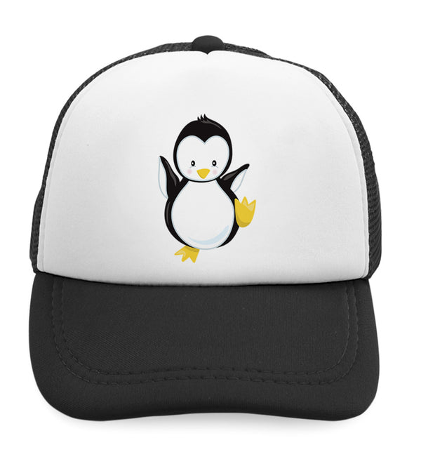 Kids Trucker Hats Penguin Boys Hats & Girls Hats Baseball Cap Cotton - Cute Rascals