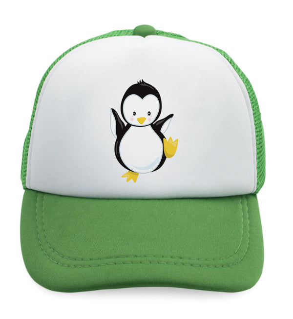 Kids Trucker Hats Penguin Boys Hats & Girls Hats Baseball Cap Cotton - Cute Rascals