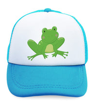 Kids Trucker Hats Frog Sits Funny Boys Hats & Girls Hats Baseball Cap Cotton - Cute Rascals