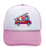 Kids Trucker Hats Fire Car Firetruck Trucks Boys Hats & Girls Hats Cotton - Cute Rascals