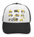 Kids Trucker Hats 8 Construction Cars Boys Hats & Girls Hats Baseball Cap Cotton - Cute Rascals