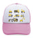 Kids Trucker Hats 8 Construction Cars Boys Hats & Girls Hats Baseball Cap Cotton - Cute Rascals