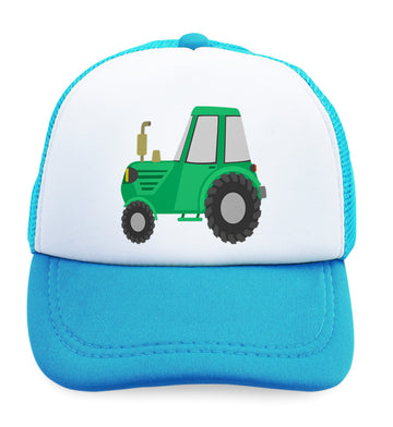 Kids Trucker Hats Tractor Rural Car Auto Boys Hats & Girls Hats Cotton