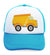 Kids Trucker Hats Truck Construction Boys Hats & Girls Hats Baseball Cap Cotton - Cute Rascals