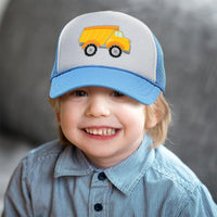 Kids Trucker Hats Truck Construction Boys Hats & Girls Hats Baseball Cap Cotton - Cute Rascals