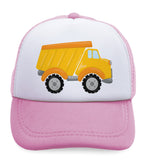 Kids Trucker Hats Truck Construction Boys Hats & Girls Hats Baseball Cap Cotton - Cute Rascals