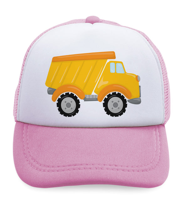 Kids Trucker Hats Truck Construction Boys Hats & Girls Hats Baseball Cap Cotton - Cute Rascals