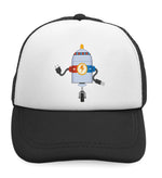 Kids Trucker Hats Robot Robotics Engineering with Plug Instead of Arms Cotton - Cute Rascals