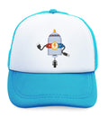 Kids Trucker Hats Robot Robotics Engineering with Plug Instead of Arms Cotton