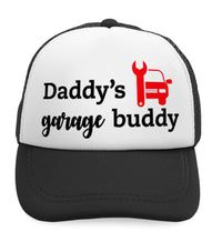 Kids Trucker Hats Daddy's Garage Buddy Mechanic Dad Father's Day Cotton - Cute Rascals