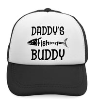 Kids Trucker Hats Daddy's Fishing Buddy Fisherman Dad Father's Day Cotton - Cute Rascals