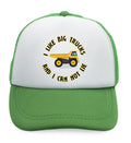 Kids Trucker Hats I like Big Trucks and I Can Not Lie Trucks Baseball Cap Cotton