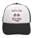 Kids Trucker Hats Let's Go Racing Boys Hats & Girls Hats Baseball Cap Cotton