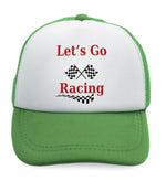 Kids Trucker Hats Let's Go Racing Boys Hats & Girls Hats Baseball Cap Cotton - Cute Rascals