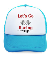 Kids Trucker Hats Let's Go Racing Boys Hats & Girls Hats Baseball Cap Cotton - Cute Rascals