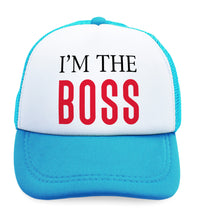 Kids Trucker Hats I'M The Boss Lion Funny Humor Boys Hats & Girls Hats Cotton - Cute Rascals