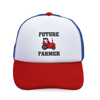 Kids Trucker Hats Future Farmer Farming Style B Boys Hats & Girls Hats Cotton - Cute Rascals