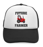 Kids Trucker Hats Future Farmer Farming Style B Boys Hats & Girls Hats Cotton - Cute Rascals