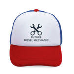 Kids Trucker Hats Future Diesel Mechanic Boys Hats & Girls Hats Cotton - Cute Rascals