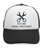 Kids Trucker Hats Future Diesel Mechanic Boys Hats & Girls Hats Cotton - Cute Rascals