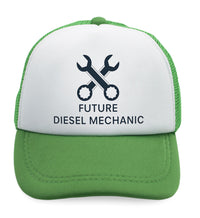 Kids Trucker Hats Future Diesel Mechanic Boys Hats & Girls Hats Cotton - Cute Rascals