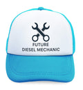 Kids Trucker Hats Future Diesel Mechanic Boys Hats & Girls Hats Cotton