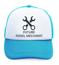 Kids Trucker Hats Future Diesel Mechanic Boys Hats & Girls Hats Cotton - Cute Rascals