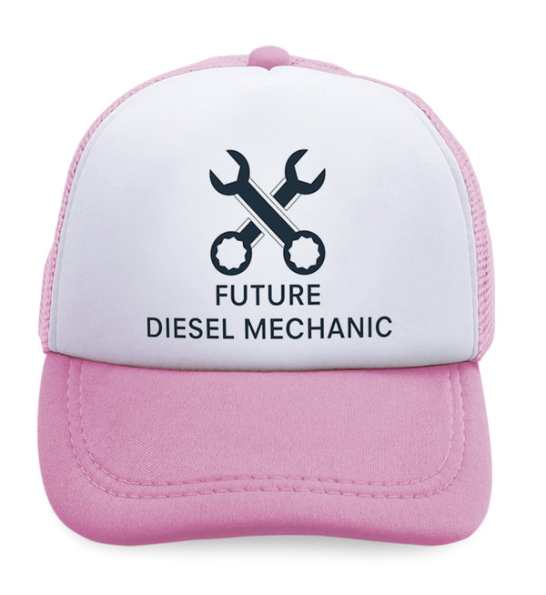 Kids Trucker Hats Future Diesel Mechanic Boys Hats & Girls Hats Cotton - Cute Rascals