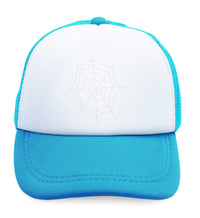 Kids Trucker Hats White Spiderweb Halloween Boys Hats & Girls Hats Cotton - Cute Rascals