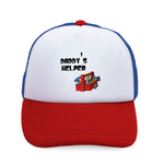 Kids Trucker Hats Picture Tools' Box Black Daddy's Helper Dad Father's Day - Cute Rascals