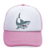 Kids Trucker Hats Shark Animals Ocean Boys Hats & Girls Hats Baseball Cap Cotton - Cute Rascals