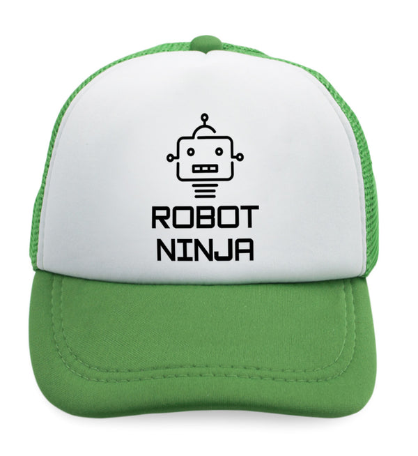 Kids Trucker Hats Robot Robotics Engineering Ninja Boys Hats & Girls Hats Cotton - Cute Rascals