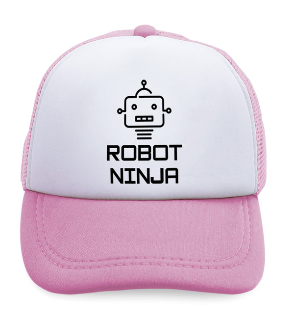 Kids Trucker Hats Robot Robotics Engineering Ninja Boys Hats & Girls Hats Cotton - Cute Rascals