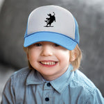 Kids Trucker Hats Rodeo Cowboy Bull Riding Boys Hats & Girls Hats Cotton - Cute Rascals