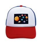 Kids Trucker Hats Our Solar System Planets Funny Humor Boys Hats & Girls Hats - Cute Rascals