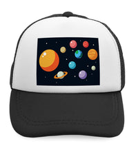 Kids Trucker Hats Our Solar System Planets Funny Humor Boys Hats & Girls Hats - Cute Rascals